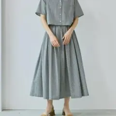 新品 Libra Cue タックフレアスカート