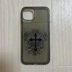 スマホケース iPhone14 ブラック クリア ソフトケース