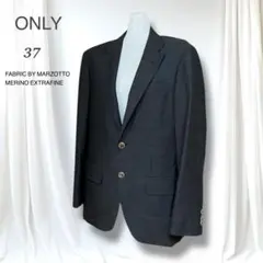 極美品 ONLY イタリア マルゾット生地 ウール100 ジャケット 背抜きのサムネイル