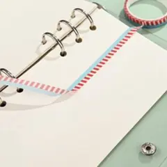 バインダー 剥離紙 40枚 ホワイト シール台紙 両面剥離 A7 シールシート