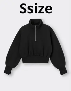 GU ヘビーウェイトスウェットハーフジッププルオーバー S