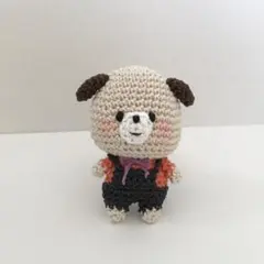 あみぐるみ　いぬ　【25092】　サロペット
