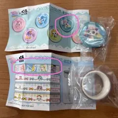 キャッチ！ティニピン くら寿司 コラボ 缶バッジ マスキングテープ ポワンピン
