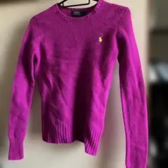 Polo Ralph Lauren 紫 ニットセーター XS/TP