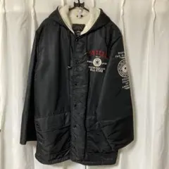 【美品】CONVERSE フード付きジャケット M ブラック