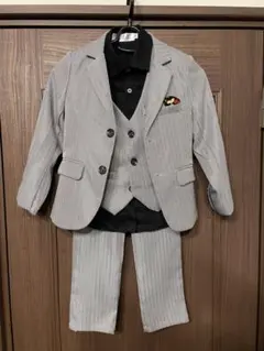 キッズ　フォーマルスーツ ピアノ発表会　110cm グレー