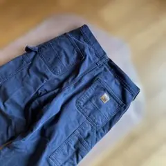 【Carhartt】 カーハート　カーゴパンツ　黒⑨30x32 裏地付き