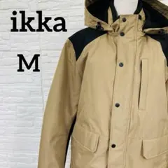 ikka イッカ ジャンパー M ベージュ 二重構造 レイヤード風 防寒のサムネイル