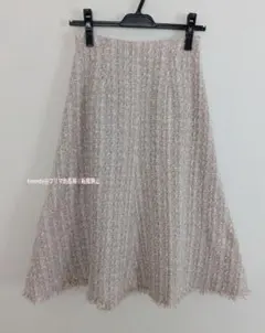 【美品】ジャスグリッティー ツイードフレアスカート