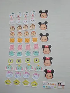 最終値下げ】ディズニー ツムツム シール 52枚セット - メルカリ