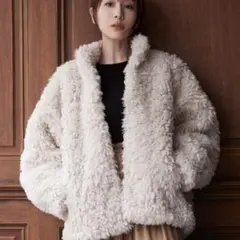 CLANE◆CURL FUR SHORT COAT CLANE - カールファーショートコート - CURL FUR SHORT COAT