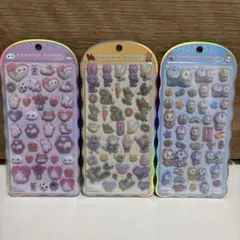 コットンパフィ　ズートピア・ベイマックス・ドラえもん3点セット