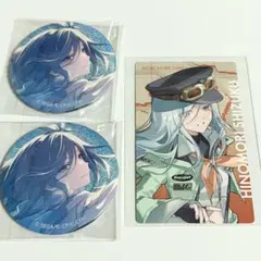 50a グリッター缶バッジ　プロセカ　日野森雫　【セカライエピカ付き】