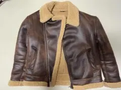 ZARA　フェイクムートンジャケット