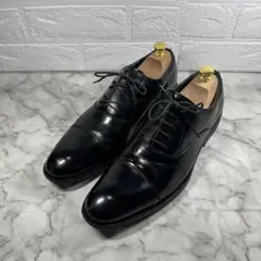 air motion ブラックレザー　ストレートチップ　26㎝