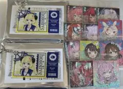 ホロライブ　ローソン　角巻わため　アクリルキーホルダー　ウエハースシール　セット