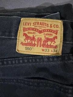 LEVI STRAUSS & CO. 550 ブラック W33 L34