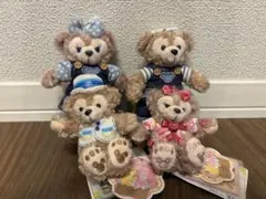 ダッフィー　シェリーメイ　ぬいぐるみバッチ　ディズニーシー