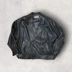 【希少】 80s~90s ヴィンテージ ラムレザー ダブル レザージャケット