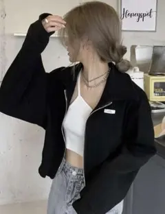 SHEIN レディース　トップス２点　白　黒　Mサイズ