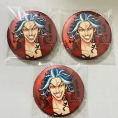 東京リベンジャーズ マイキーマート マットメタリック缶バッジ 柴大寿 3点