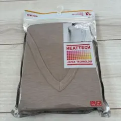 ☺︎UNIQLO HEATTECH メンズ VネックT 9分袖 XL