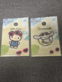 サンリオ日焼けシリーズ刺繍ワッペン