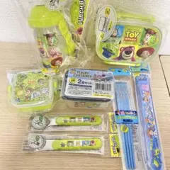 ディズニー　トイストーリー　弁当箱　カトラリー　水筒　8点セット