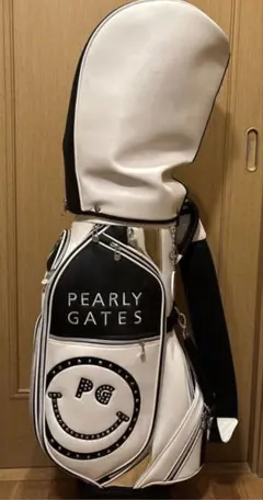 PEARLY GATES キャディバッグ スタッズ スマイルロゴ