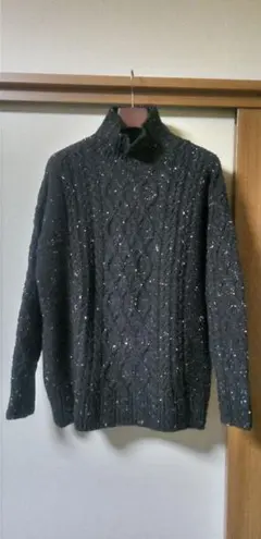 AURALEE WOOL BABY ALPACA CABLE KNIT 4のサムネイル