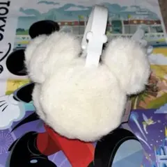 ディズニーリゾート ミッキーマウス イヤーマフ 【パーク限定】 ラメ 白