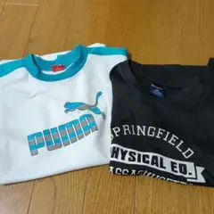 PUMA ロゴ Tシャツ 160とChampionＴシャツ150
