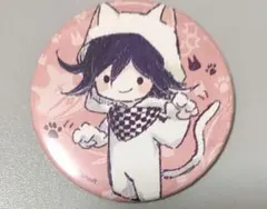 ニューダンガンロンパV3 グラフアートデザイン 猫 缶バッジ 王馬小吉