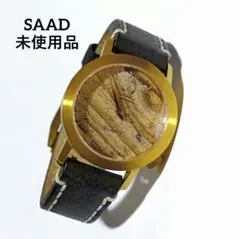 未使用✳️SAAD ピクチャージャスパー アナログ腕時計 稼働品 天然石のサムネイル