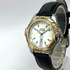 稼働品 GUESS 腕時計 ゲス WATER PRO カレンダー ゴールド QZのサムネイル