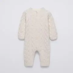 ZARA BABYケーブルニットジャンプスーツ1-3months