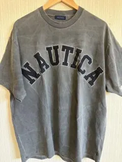 NAUTICA グレー ロゴ Tシャツのサムネイル