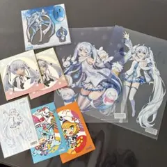 初音ミク 雪ミク アクスタ クリアファイル 色紙 ポストカード ステッカー