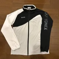 YONEX ウォームアップウェア Mサイズ ホワイト/ブラック