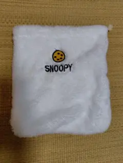 SNOOPY スヌーピー ふわふわ 巾着 ポーチ ボア