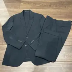 ユニクロ 感動ジャケット 感動パンツ セットアップ ネイビー S / W82