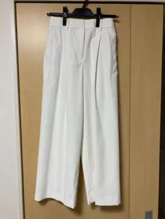 【ほぼ新品】PLST ♡リネンブレンドワイドパンツ　XS