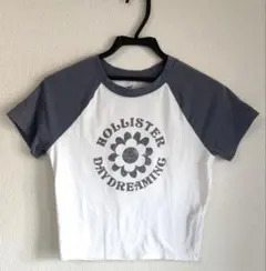 Hollister baby tシャツ ホワイト ネイビーのサムネイル