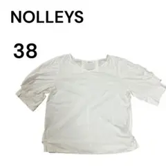 【NOLLEY’S】　ノリーズ　ブラウス　ホワイト ブラウス Mサイズ