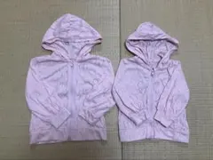 ミッフィーパーカー2枚セット