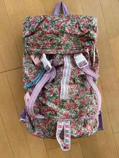 fafa 10周年記念リュック 花柄 ピンク ラベンダー　フェフェ