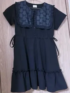 メリージェニー merry jenny スクエアカラーミニワンピース