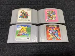 【(ニンテンドー64) 任天堂系 ソフト 4本 セット】