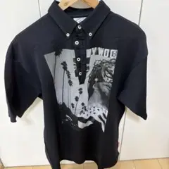 RUSSELUNO ポロシャツ ブラック グラフィックのサムネイル