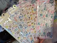 1 アクリルシール　3Dシール　オバケーヌ　4枚セット　中国ライセンス